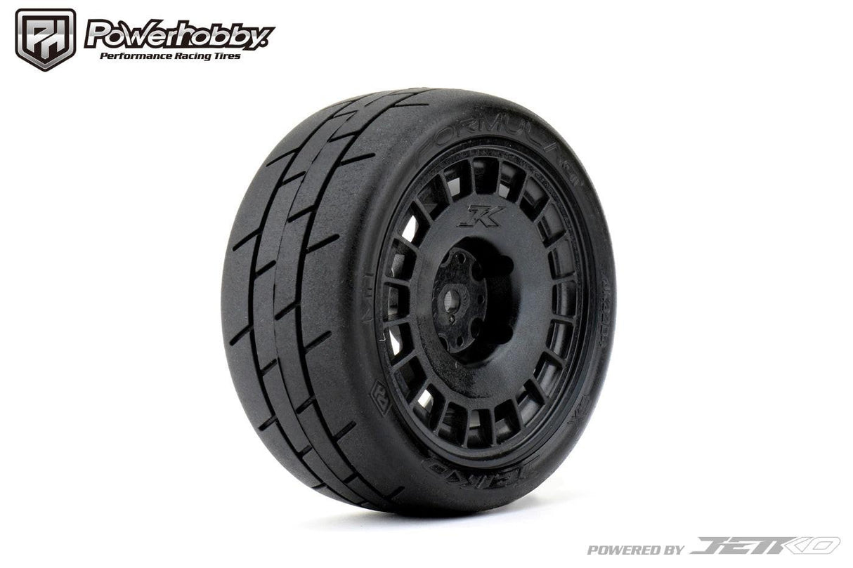 Powerhobby 1/10 Rally Car Formula Mounted Tires / Radial Wheels (4)