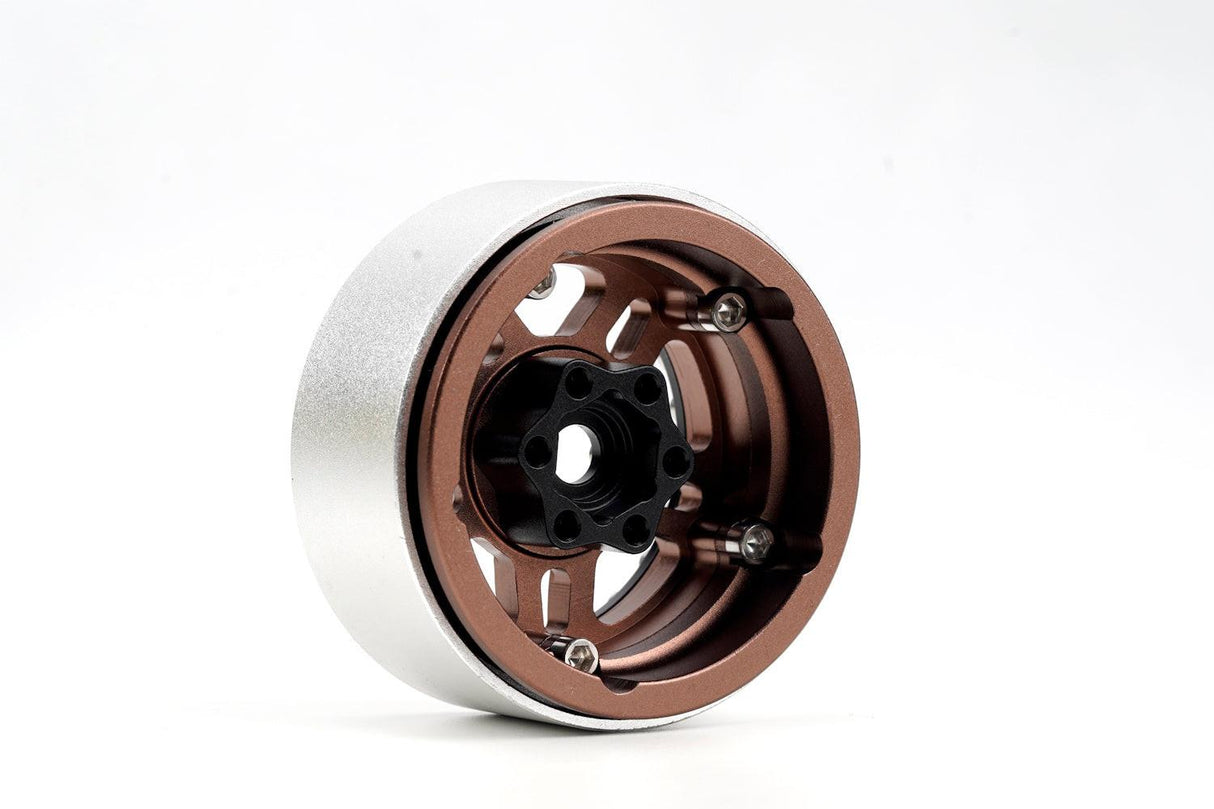 Powerhobby B4 Aluminum 1.9 Beadlock Wheels 9mm Hubs Bronze (4) 1/10 Rock Crawler