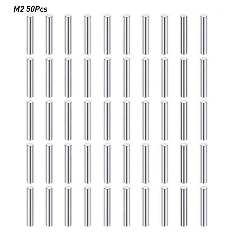 Powerhobby M2 Steel Dowel Pins Fixing Shaft Lock (50) 