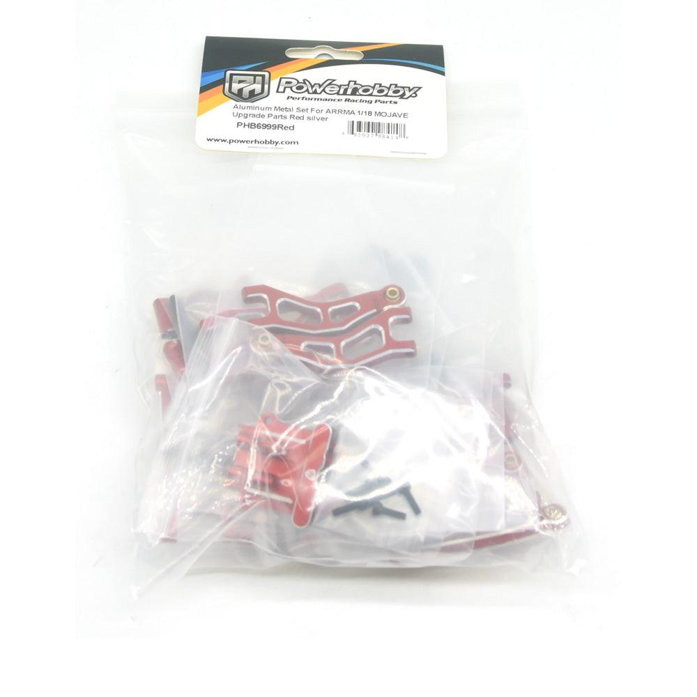 Powerhobby Aluminum Upgrade Conversion Kit RED Arrma Mojave Grom