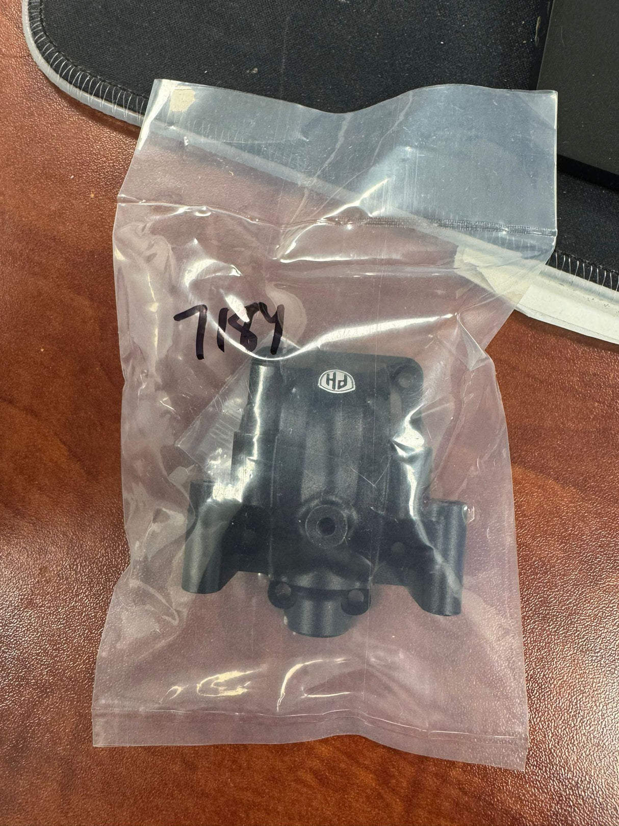 Powerhobby Aluminum Rear Gearbox Cover Black Kyosho Fazer / Mad Van VE