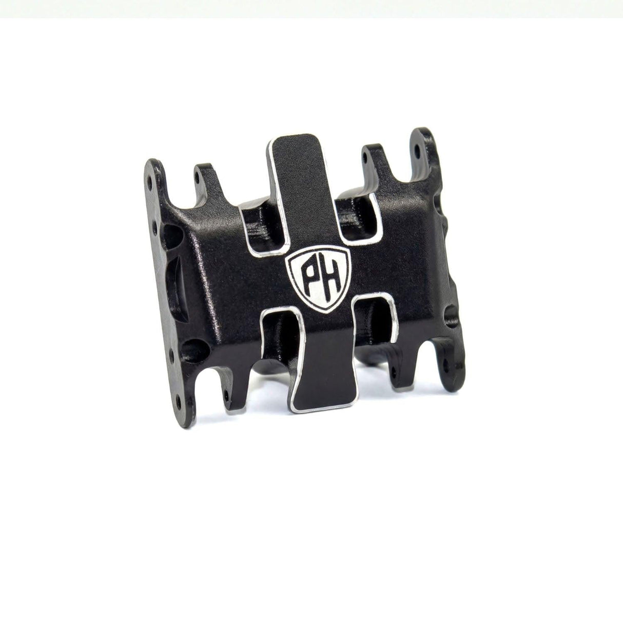 Powerhobby Aluminum Gear Box + Skid Plate With Gears Black Axial SCX30