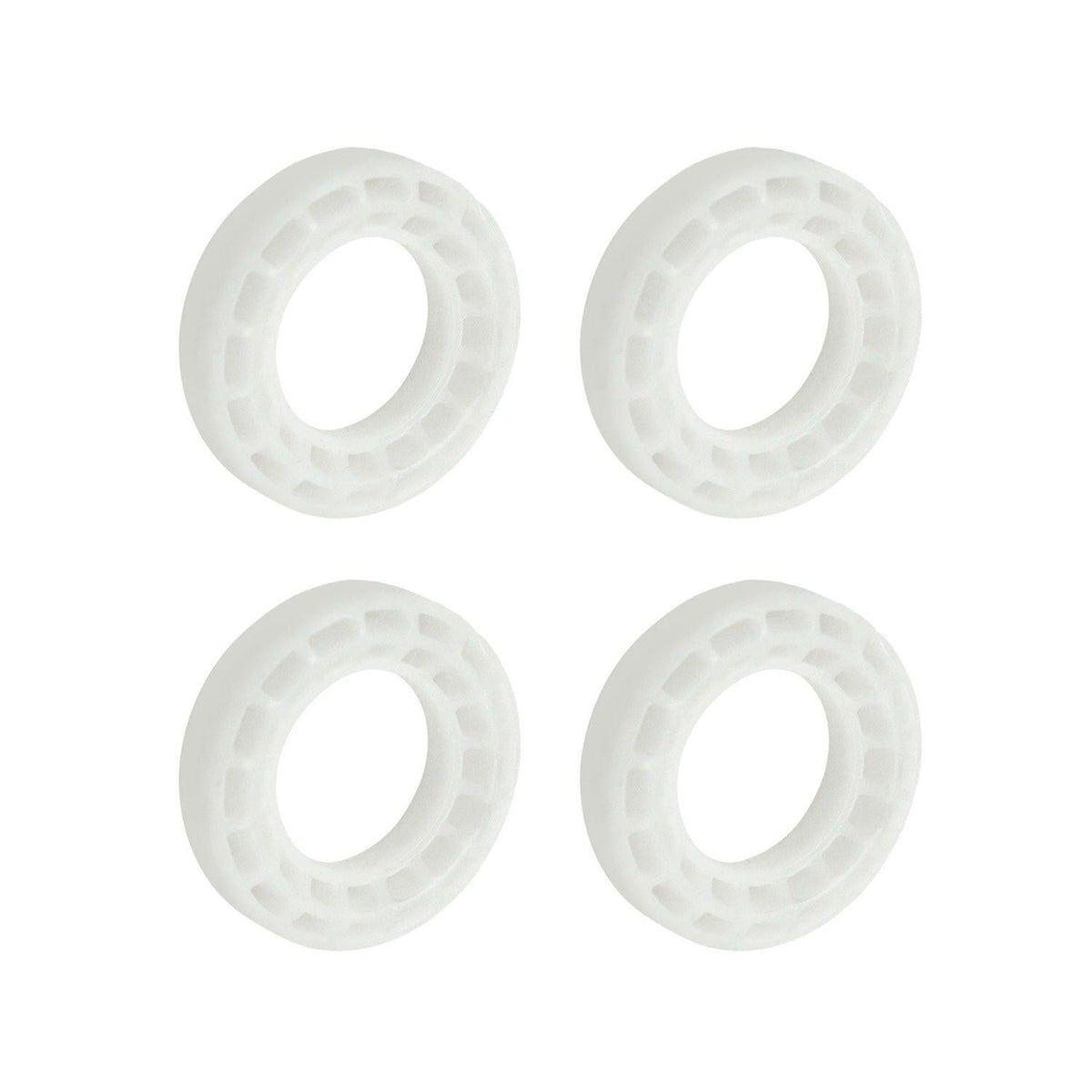 Axial SCX30 35mm Tires with Silicon Insert (4) White