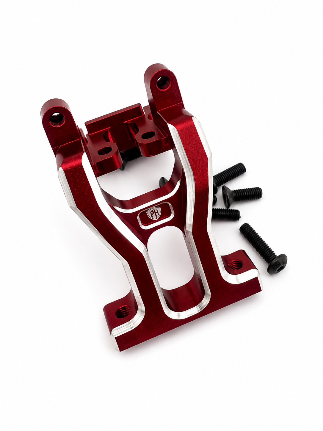 Powerhobby Yokomo RD2.0 Aluminum Front Bulkhead Red