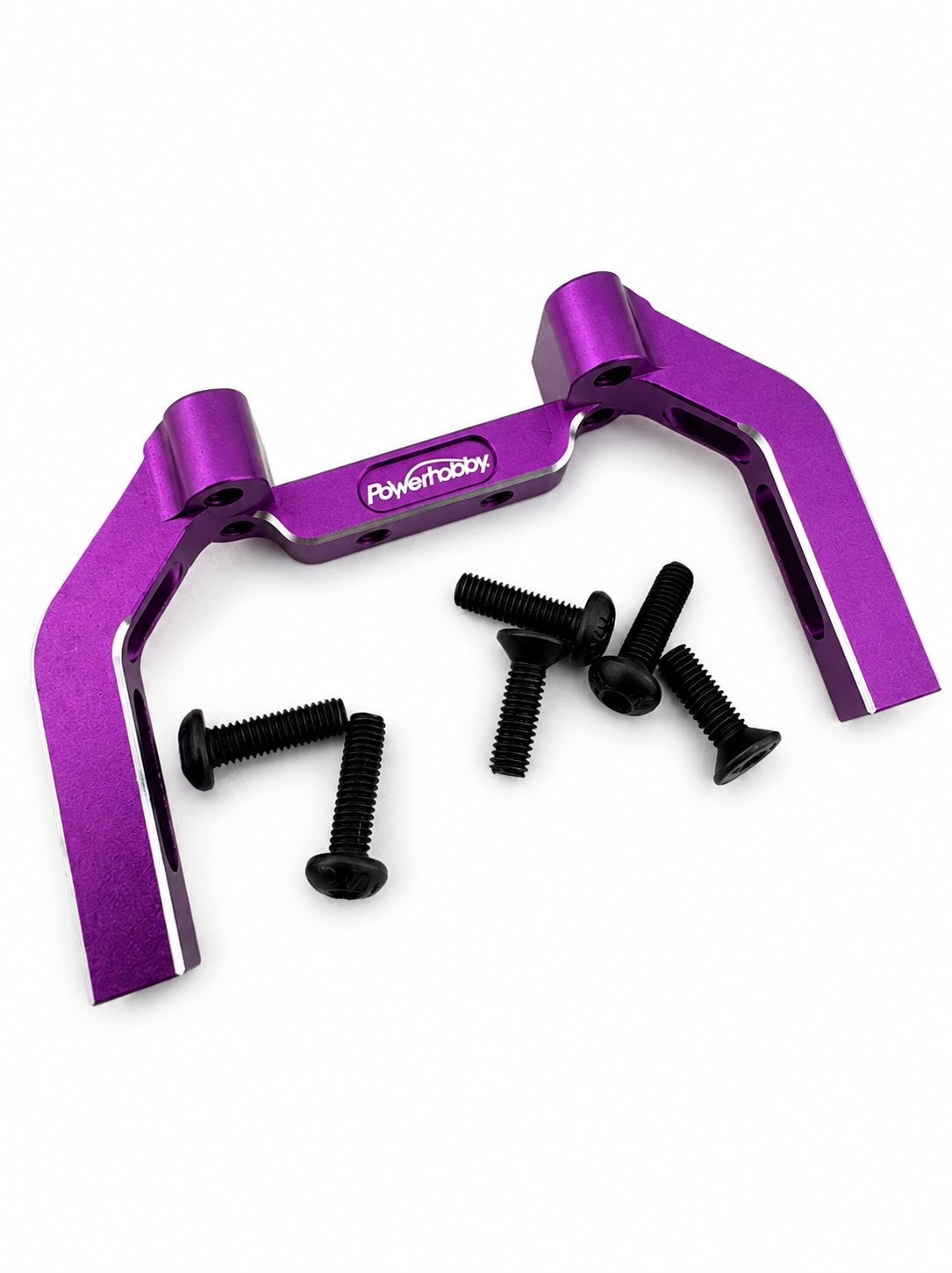 Powerhobby Aluminum Front Bumper Brace Purple Yokomo RD2.0