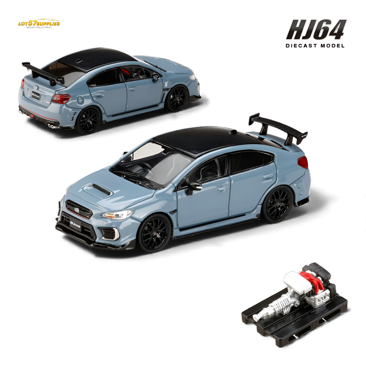 (Pre-Order) Hobby Japan Subaru S208 NBR Challenge Package 1:64