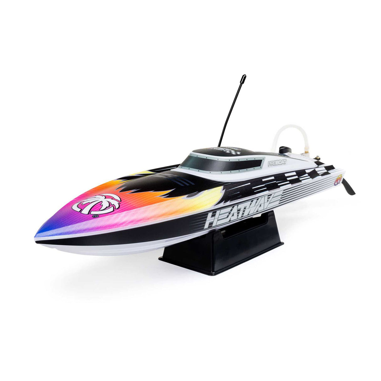 PROBOAT PRB08053T2 Recoil 2 18" Self-Righting Brushless Deep-V RTR, Heatwave (White)