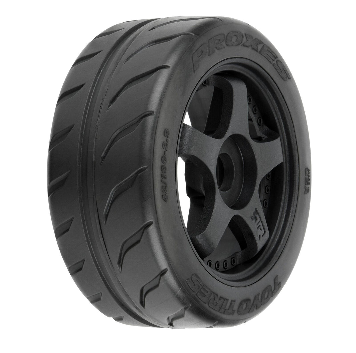 Pro-Line 1/7 Toyo Proxes R888R S3 42/100 2.9" BELTED Mounted 17mm 5-Spoke 1019910