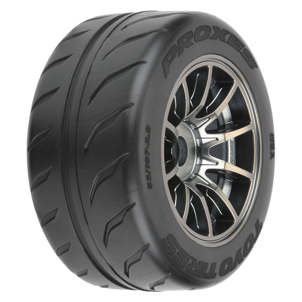 Pro Line PRO1020011 1/7 Toyo Proxes R888R S3 Rear 53/107 2.9" BELTED MTD 17mm Spectre (2)