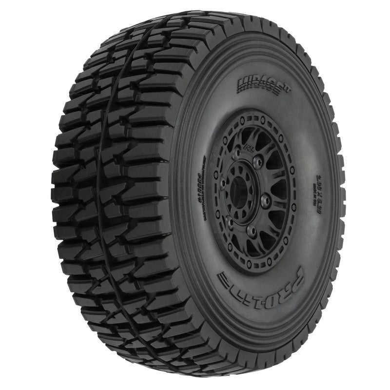 Proline 1022-410 1/7 Mirage TT BELTED F/R Tires MTD 17mm Blk Raid (2): Mojave 6S