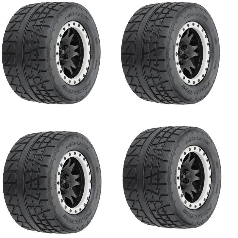 Pro-Line 1/5 Menace HP BELTED Pro-Loc Tires / Wheels (4) Traxxas X-Maxx