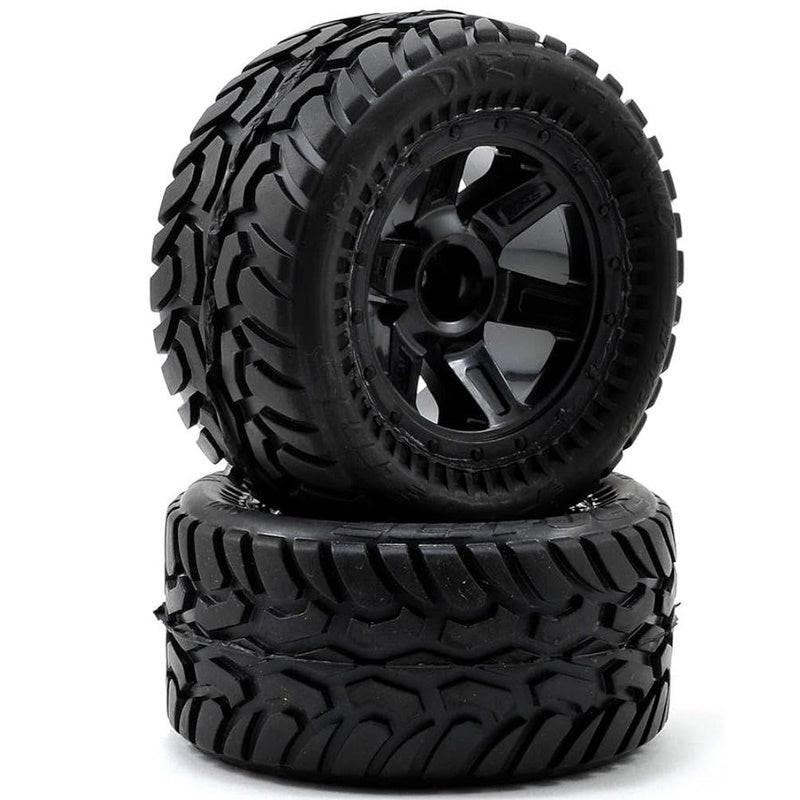 Pro-Line PRO107111 1/16 Dirt Hawg I Tires on Desperado Wheels:1/16 E-Revo Summit