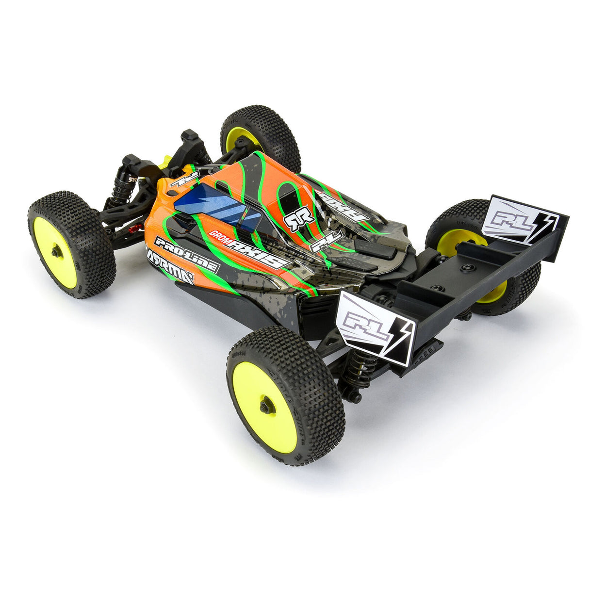 Pro-line Racing PRO367120 Limited Edition 1/14 Pre-Cut/Pre-Painted Axis Tribe (Yellow/Black) Body: Typhon GROM