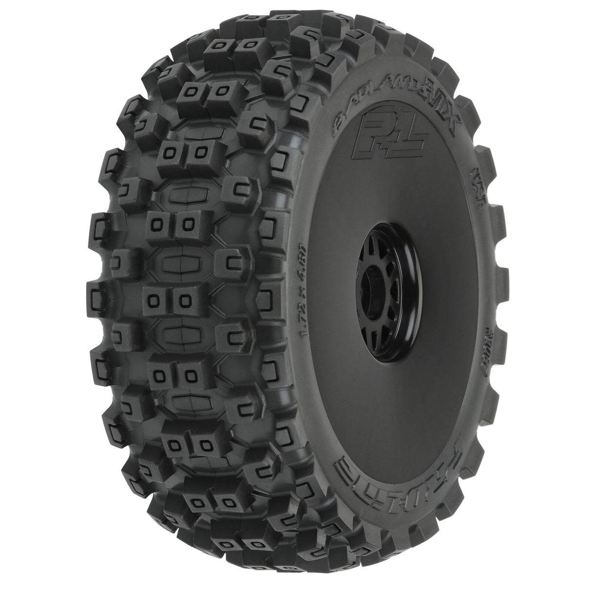 PROLINE 906741 1/8 Badlands MX M2 Front/Rear Buggy Tires Mounted 17mm Black (2)
