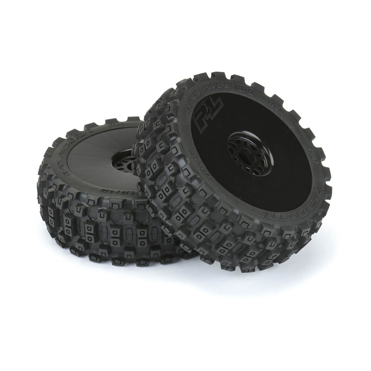 PROLINE 906741 1/8 Badlands MX M2 Front/Rear Buggy Tires Mounted 17mm Black (2)