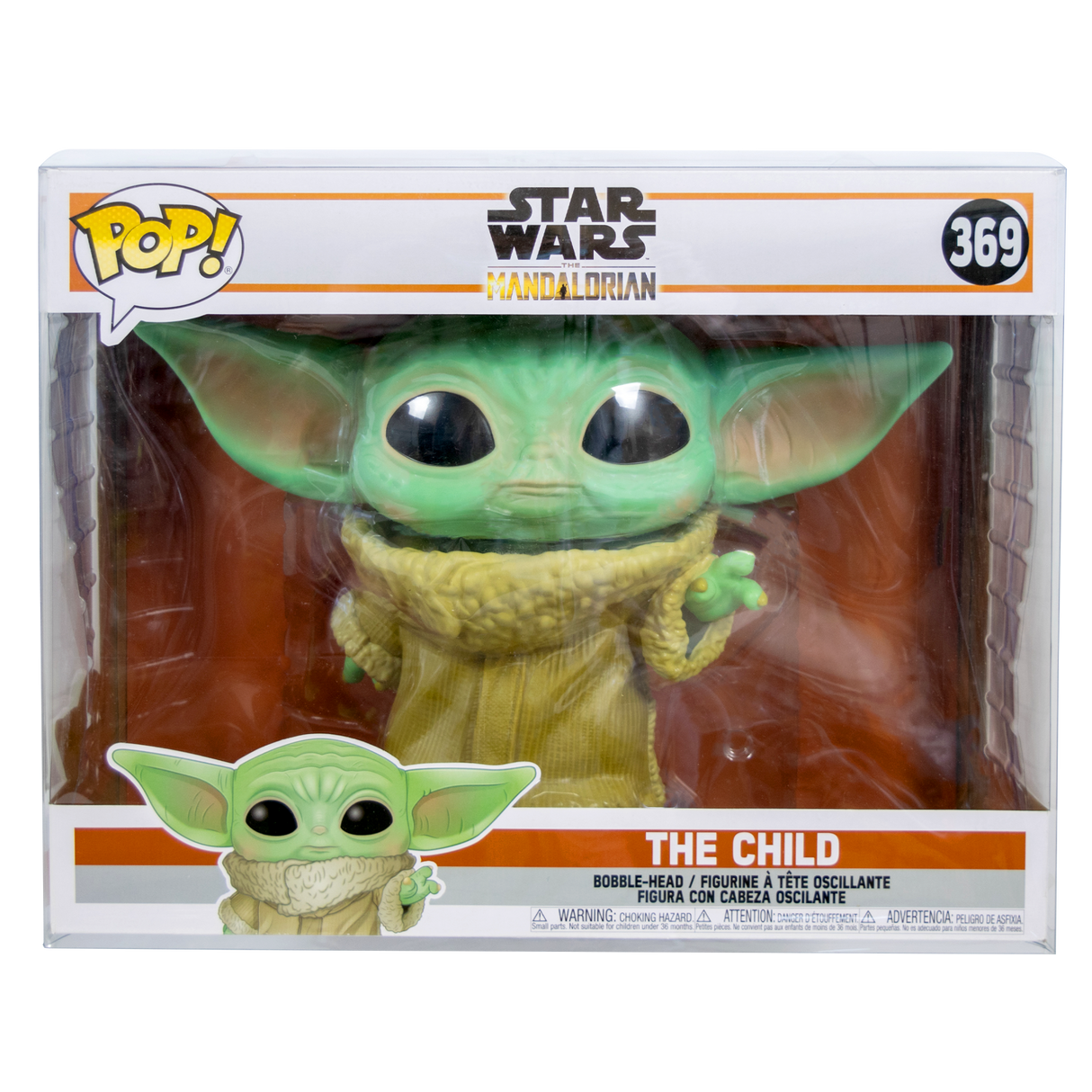 10" Baby Yoda The Child Grogu Funko Pop! PopShield Protectors