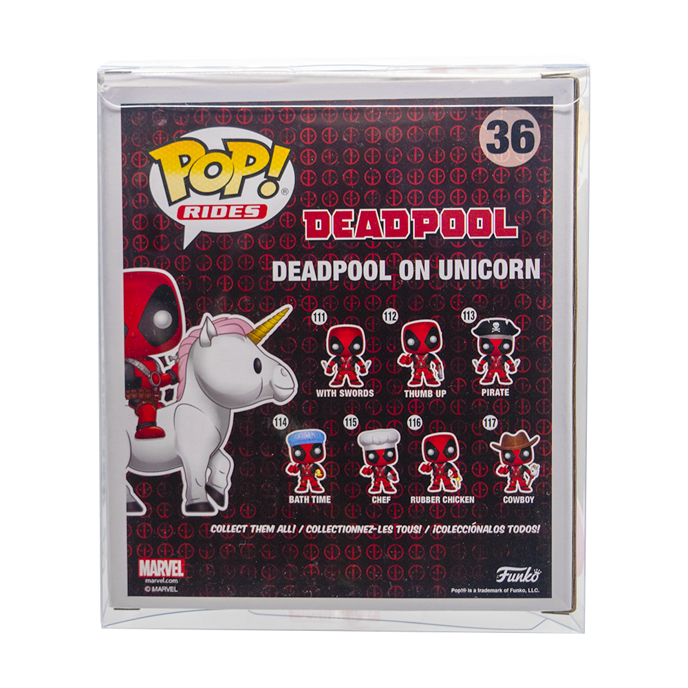 Deadpool on Unicorn/Kylo Tie Fighter Funko Pop! PopShield Protectors