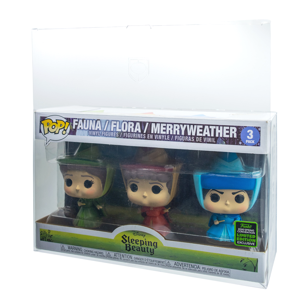 Sleeping Beauty 3-Pack Funko Pop! PopShield Protectors