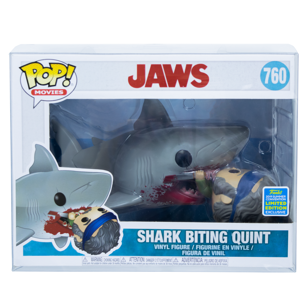 Shark Biting Quint Funko Pop! PopShield Protectors