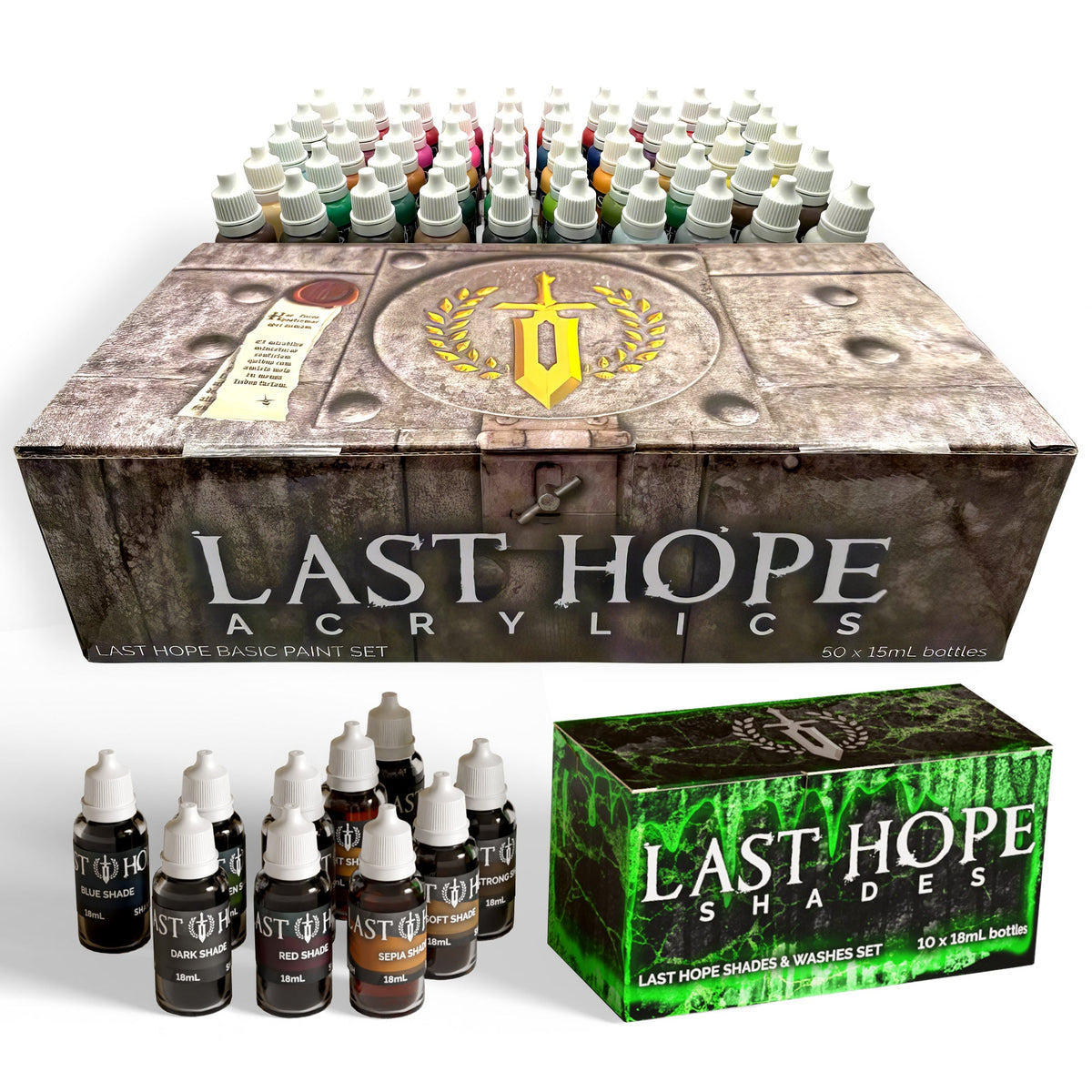 Acrylic Paint Set V2.0 for Wargame Miniatures - NEW FORMULA