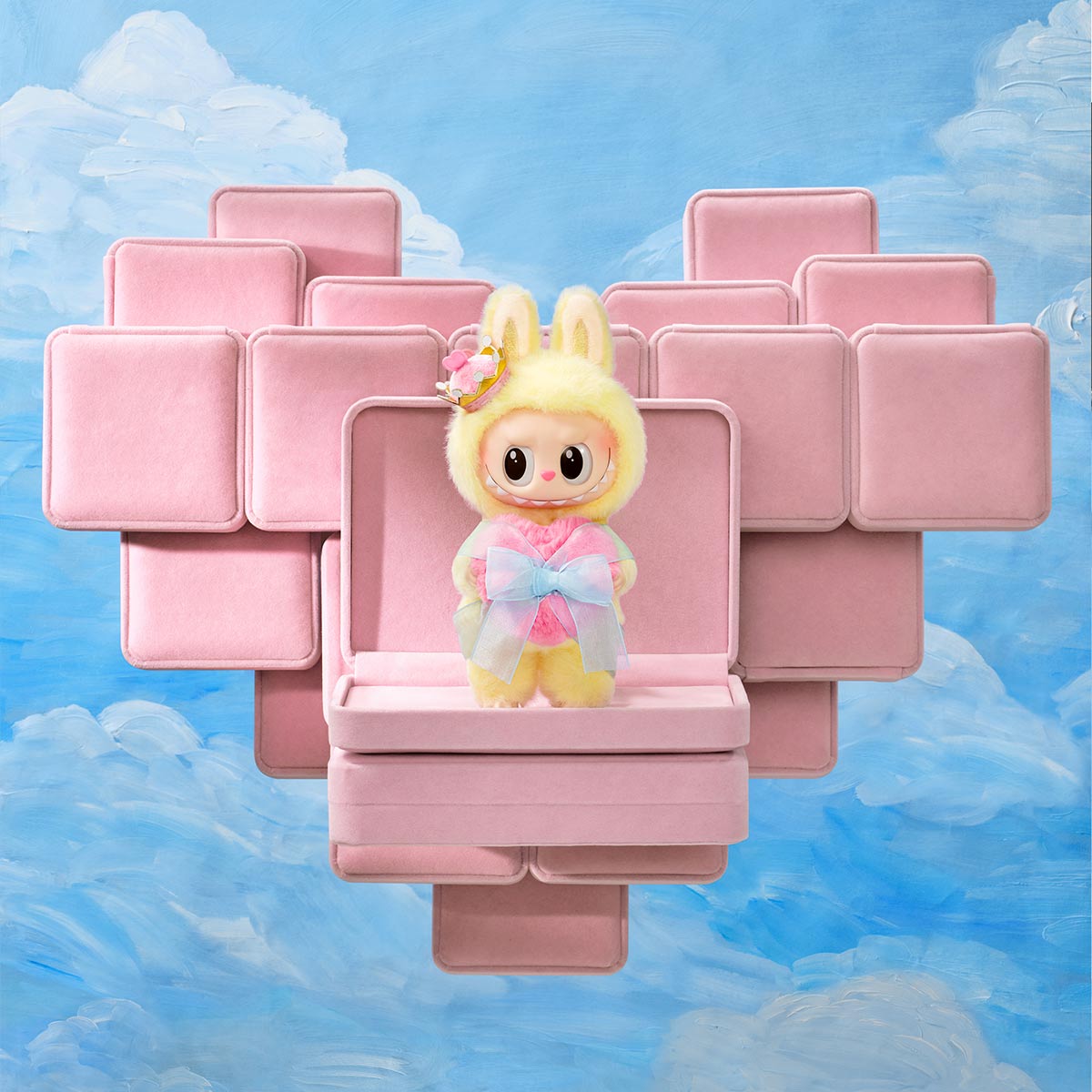 THE MONSTERS - Let's Checkmate Series - Vinyl Plush Hanging Card