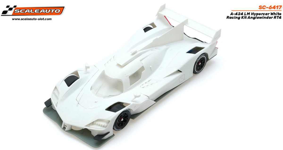 Scaleauto Alpine A424 Hypercar White Racing Kit RT4 1/32 Slot Car SC-6417