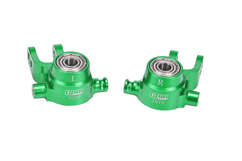 GPM RACING,TRAXXAS-SLASH NOS DEEGAN 38 FORD FIESTA RALLY RUSTLER STAMPEDE HOSS ALUMINUM 7075 FRONT STEERING BLOCKS SLA021N