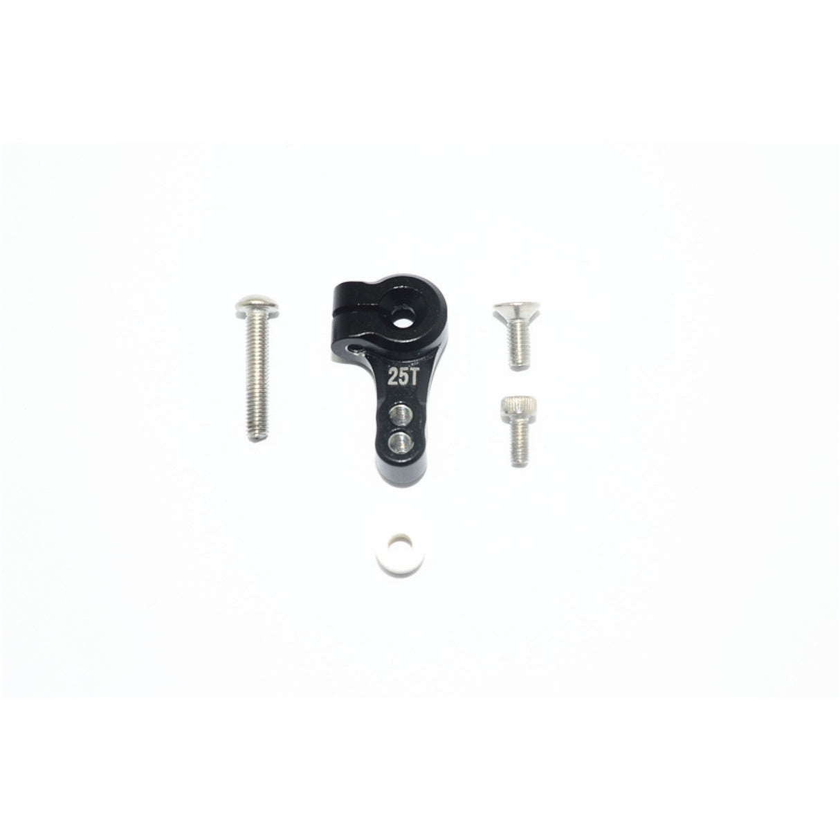 GPM RACING,TRAXXAS-SLASH ALUMINUM ADJUSTABLE 25T SERVO HORN -5PC SET SLA025TSH