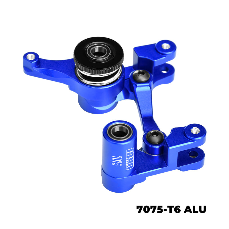 GPM RACING,TRAXXAS-SLASH NOS DEEGAN 38 FORD FIESTA RALLY RUSTLER STAMPEDE HOSS ALUMINUM 7075-T6 FRONT STEERING ASSEMBLY SLA048N