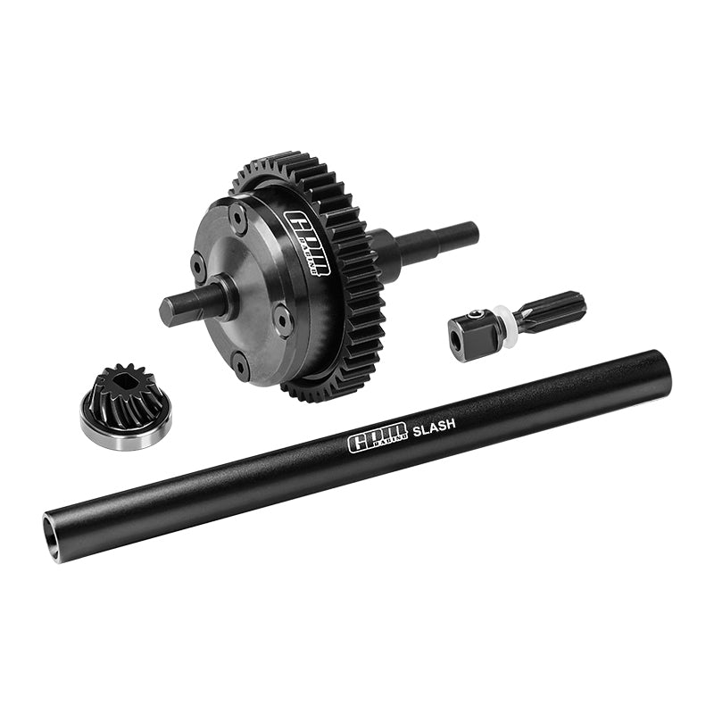 GPM RACING,TRAXXAS-MINI SLASH (No Diffs Oil) 4140 CARBON STEEL + 7075 ALLOY CENTRE COMPLETE DIFFERENTIAL SLAM4712