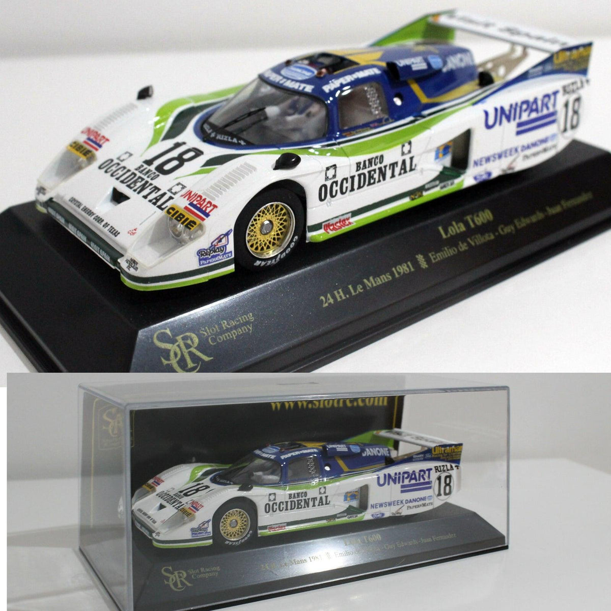 SRC Lola T600 24h. Le Mans 1981 1/32 Slot Car 01701