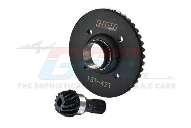 GPM RACING,TRAXXAS X-MAXX 8S XRT 8S CHROME STEEL REAR SPIRAL BEVEL GEARS STXM1200R