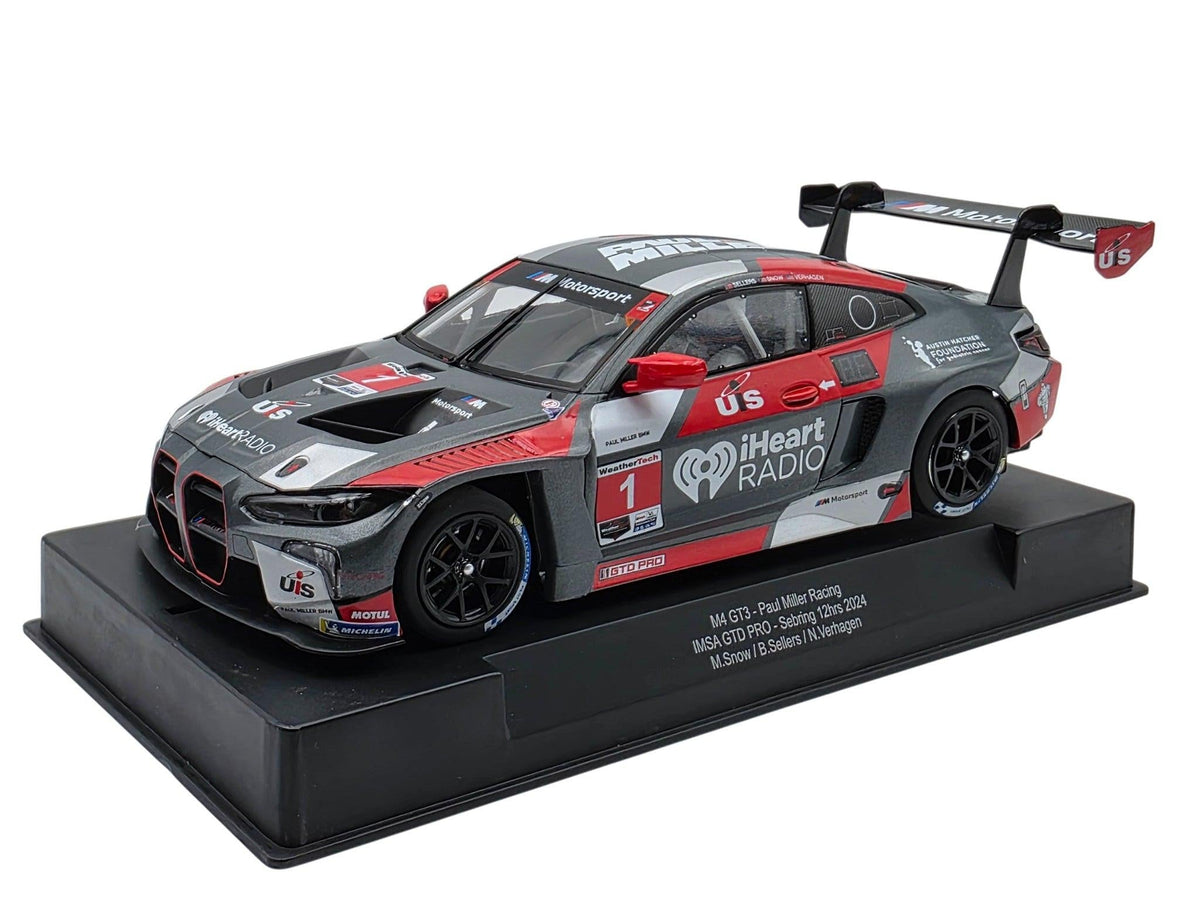 Racer Sideways BMW M4 GT3 Paul Miller Sebring 2024 1/32 Slot Car SWCAR09C
