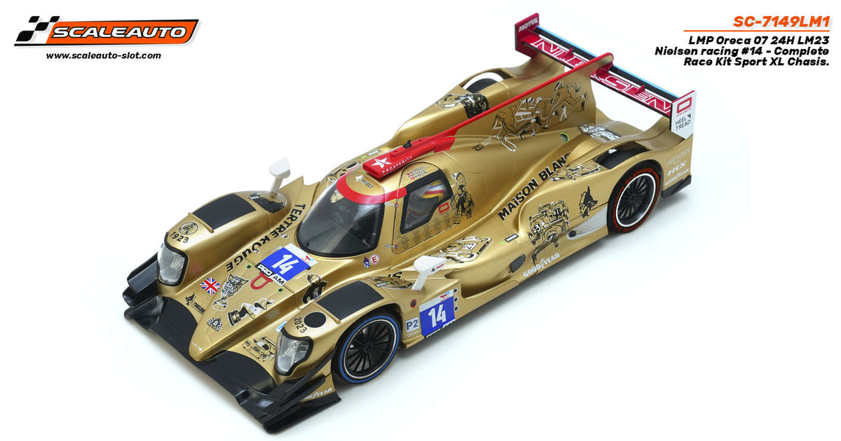 Scaleauto Oreca 07 LMP Nielsen Racing Le Mans 2023 SPORT XL 1/24 Slot Car