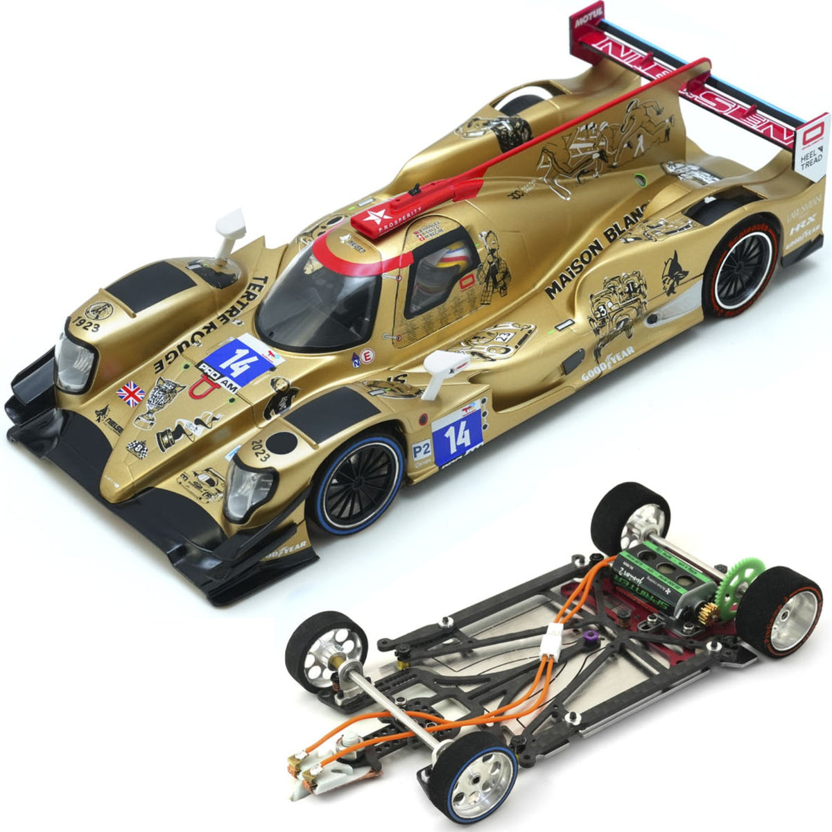Scaleauto Oreca 07 LMP Nielsen Racing Le Mans 2023 SPORT XL 1/24 Slot Car