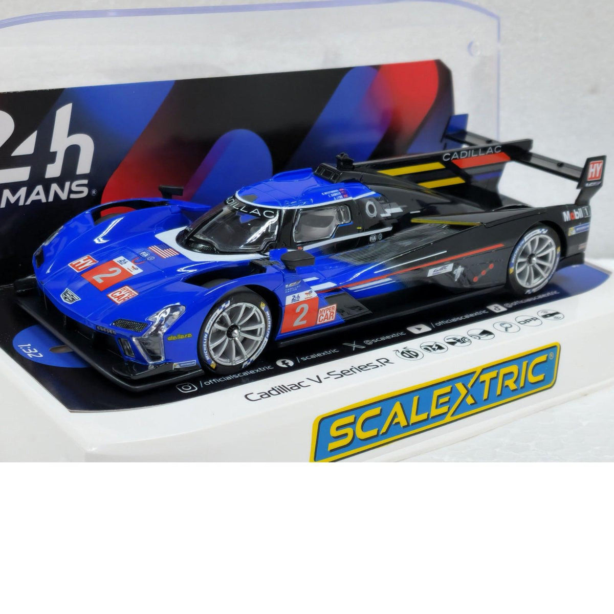 Scalextric C4512 Cadillac V-Series R Le Mans 2023 1/32 Slot Car DPR