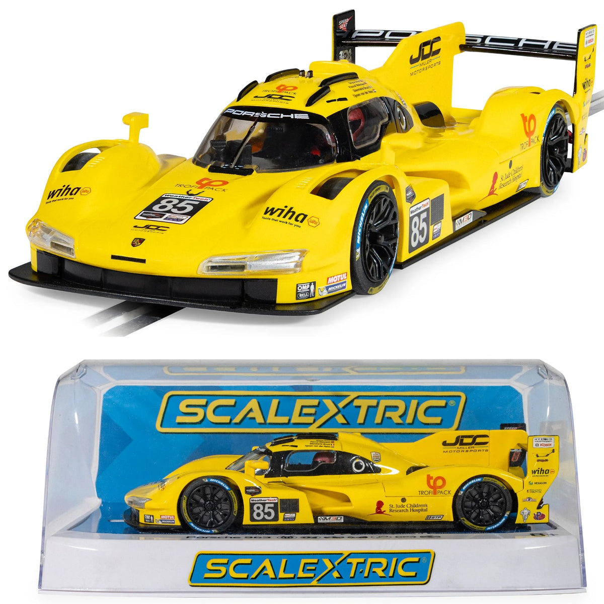 Scalextric C4653 Porsche 963 Daytona 2025 JDC Miller MotorSports 1/32 Slot Car DPR