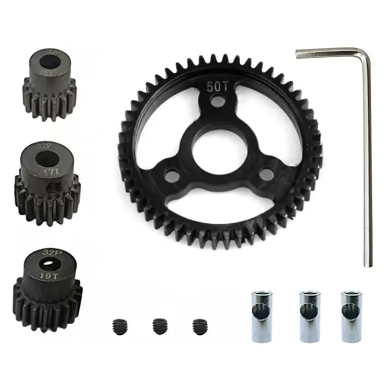 IRonManRc Traxxas Slash 4x4 ensemble d'éperons et pignons en acier trempé 50T,52T,53T, 54T 32P