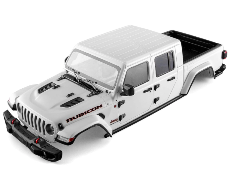 Killerbody Jeep Gladiator 1/10 Rock Crawler Hard Body Kit (White) (313mm Wheelbase)