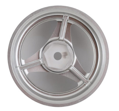 Mikuni Yokohama DW-927CS Advan Oni Kai Drift Wheels (Chrome Silver) (2) (7mm Offset) w/12mm Hex