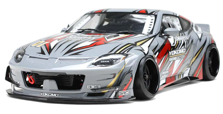 Yokomo Pandem Nissan Fairlady Z RZ34 Drift Body w/Light Bracket & Spoiler (Clear)