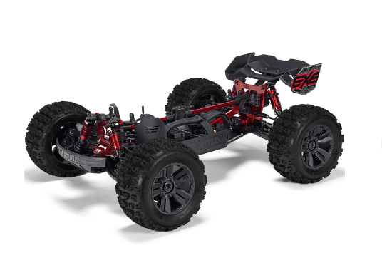 ARRMA ARA8708V6T1 1/8 KRATON 6S EXB 4X4 RTR Brushless Speed Truck, BLACK