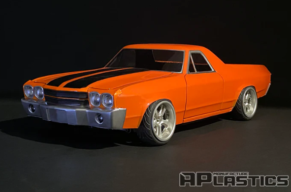 APlastics 1/10 SCALE El Camino 70 CLEAR BODY