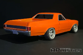APlastics 1/10 SCALE El Camino 70 CLEAR BODY