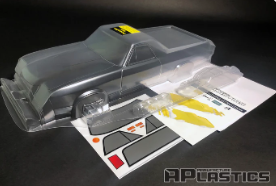 APlastics 1/10 SCALE El Camino 70 CLEAR BODY