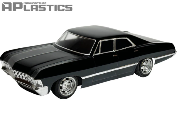 APlastics 1/10 SCALE Impala 67 4dr CLEAR BODY