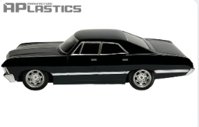 APlastics 1/10 SCALE Impala 67 4dr CLEAR BODY