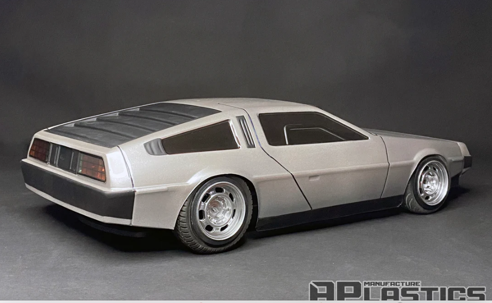 APlastics 1/10 SCALE DELOREAN DMC12 CLEAR BODY