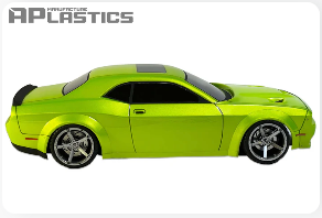 APlastics 1/10 SCALE Challenger 2017 CLEAR BODY