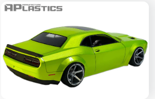 APlastics 1/10 SCALE Challenger 2017 CLEAR BODY